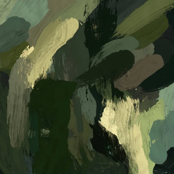 Tuval el yapımı yağlıboya. Renkli doku. Fırça darbeleri.