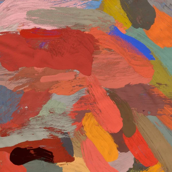 Tuval el yapımı yağlıboya. Renkli doku. Fırça darbeleri. Renkli görüntü. Modern sanat. Çağdaş sanat.