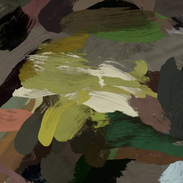 Tuval el yapımı yağlıboya. Renkli doku. Fırça darbeleri. Renkli görüntü. Modern sanat. Çağdaş sanat.