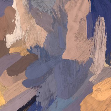 Tuval el yapımı yağlıboya. Renkli doku. Fırça darbeleri. Renkli görüntü. Modern sanat. Çağdaş sanat.