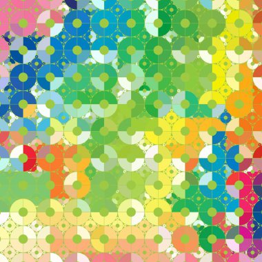 Çiçekli, soyut, pürüzsüz desen