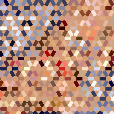 Renk fraktal geometrik soyut desen