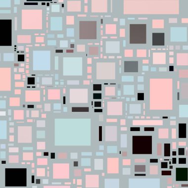 Soyut sanat dokusu. Kareler ile renkli doku. Modern sanat eserleri. Renkli görüntü