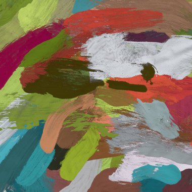 El yapımı tuvale yağlı boya. Soyut sanat dokusu. Renkli doku. Modern sanat eserleri. Yağlı boya darbeleri. Fırça darbeleri. Modern sanat. Çağdaş sanat. Sanatsal tuval.