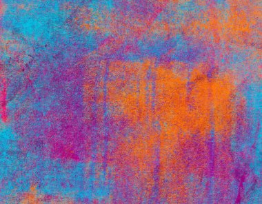 Kağıt üzerine el yapımı kömür çizimi. Soyut sanat dokusu. Renkli doku. Modern sanat eserleri. Modern sanat. Çağdaş sanat. Sanatsal tuval