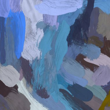 Tuval el yapımı yağlıboya. Renkli doku. Fırça darbeleri. Renkli görüntü. Modern sanat. Çağdaş sanat.