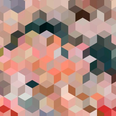 Renk fraktal geometrik soyut desen