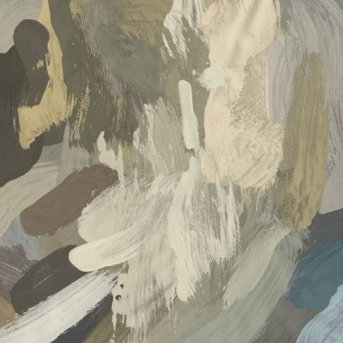 Tuval el yapımı yağlıboya. Renkli doku. Fırça darbeleri.