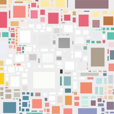 Soyut sanat dokusu. Kareler ile renkli doku. Modern sanat eserleri. Renkli görüntü