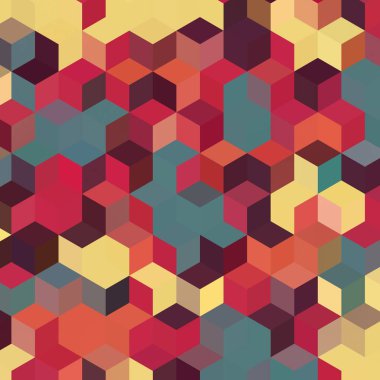 Geometrik desenlerle soyut sanat dokusu