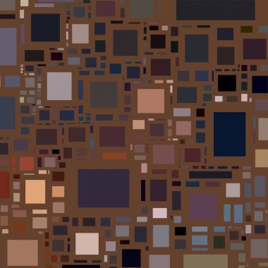 Soyut sanat dokusu. Kareler ile renkli doku. Modern sanat eserleri. Renkli görüntü