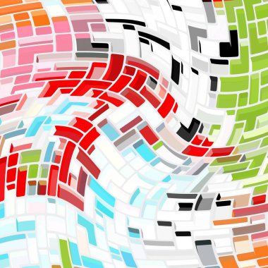 Geometrik desenli soyut doku