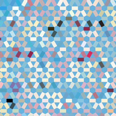 Renk fraktal geometrik soyut desen