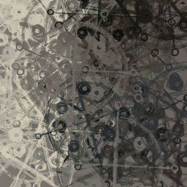 çiçeklerle soyut illüstrasyon doku