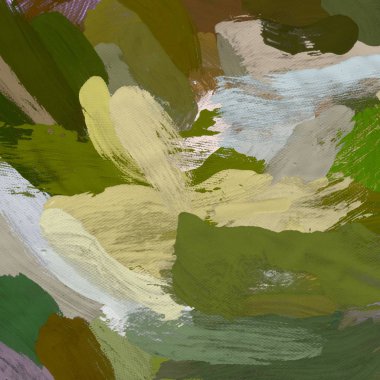 Tuval el yapımı yağlıboya. Renkli doku. Fırça darbeleri. Renkli görüntü. Modern sanat. Çağdaş sanat.