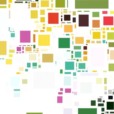 Soyut sanat dokusu. Kareler ile renkli doku. Modern sanat eserleri. Renkli görüntü