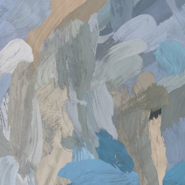 Tuval el yapımı yağlıboya. Renkli doku. Fırça darbeleri. Renkli görüntü. Modern sanat. Çağdaş sanat.