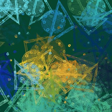 Suda yeşil yapraklar