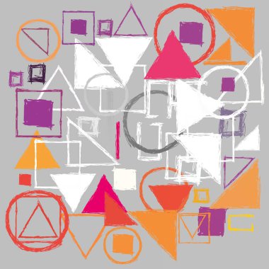 Geometrik desenli soyut doku