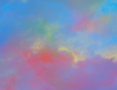 soyut grunge bulutlar, kopya alanı ile renkli arka plan