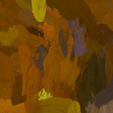 Tuval el yapımı yağlıboya. Renkli doku. Fırça darbeleri.