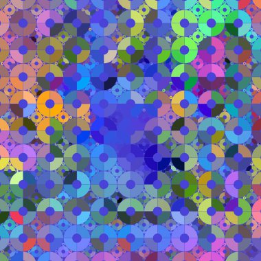 Renkli çiçeklerle soyut arkaplan