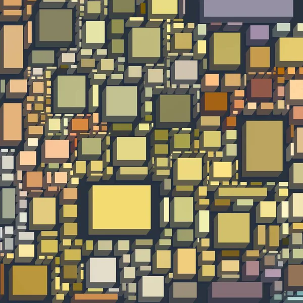 Soyut sanat dokusu. Kareler ile renkli doku. Modern sanat eserleri. Renkli görüntü