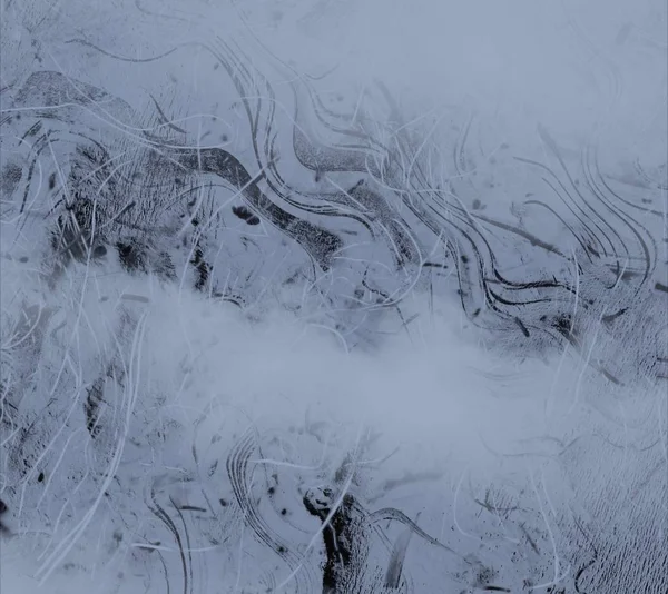 Абстрактний Гранжевий Фон Снігом — стокове фото
