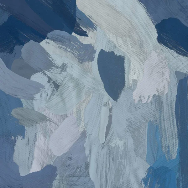 Tuval el yapımı yağlıboya. Renkli doku. Fırça darbeleri.