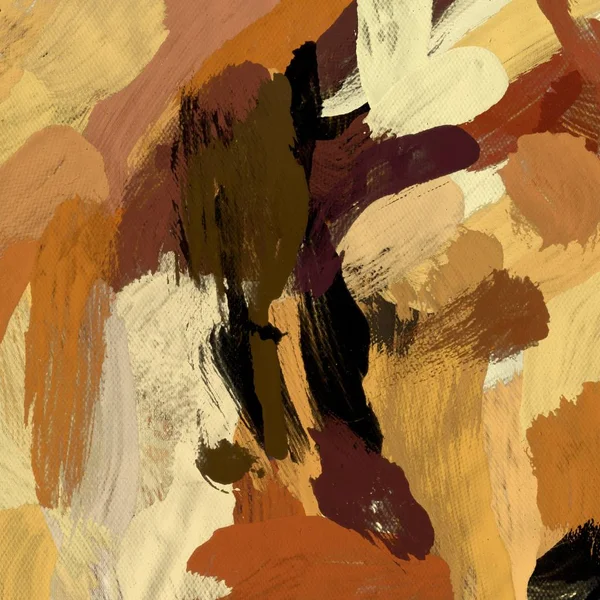 Tuval el yapımı yağlıboya. Renkli doku. Fırça darbeleri.