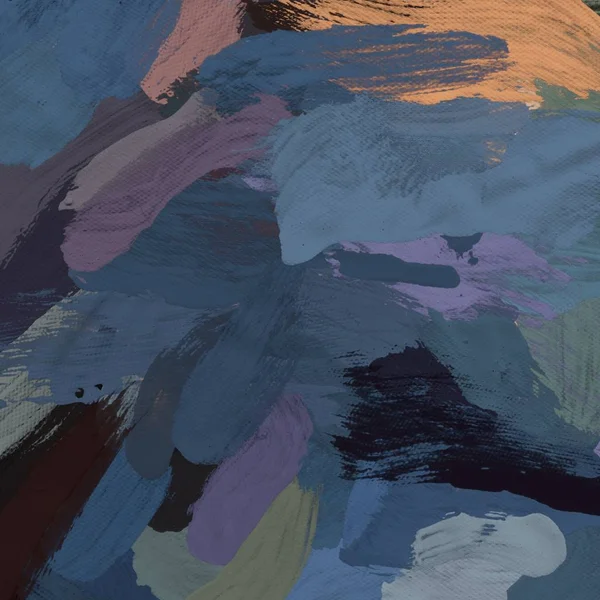 El yapımı tuvale yağlı boya. Soyut sanat dokusu. Renkli doku. Modern sanat eserleri. Yağlı boya darbeleri. Fırça darbeleri. Modern sanat. Çağdaş sanat. Sanatsal tuval.