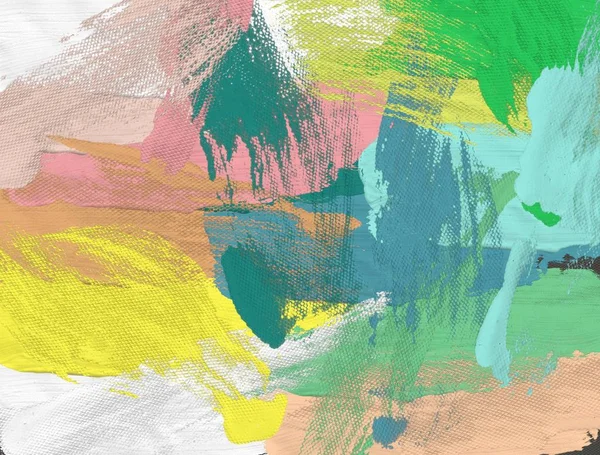 El yapımı tuvale yağlı boya. Soyut sanat dokusu. Renkli doku. Modern sanat eserleri. Yağlı boya darbeleri. Fırça darbeleri. Modern sanat. Çağdaş sanat. Sanatsal tuval.   