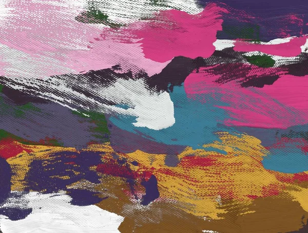 El yapımı tuvale yağlı boya. Soyut sanat dokusu. Renkli doku. Modern sanat eserleri. Yağlı boya darbeleri. Fırça darbeleri. Modern sanat. Çağdaş sanat. Sanatsal tuval.   