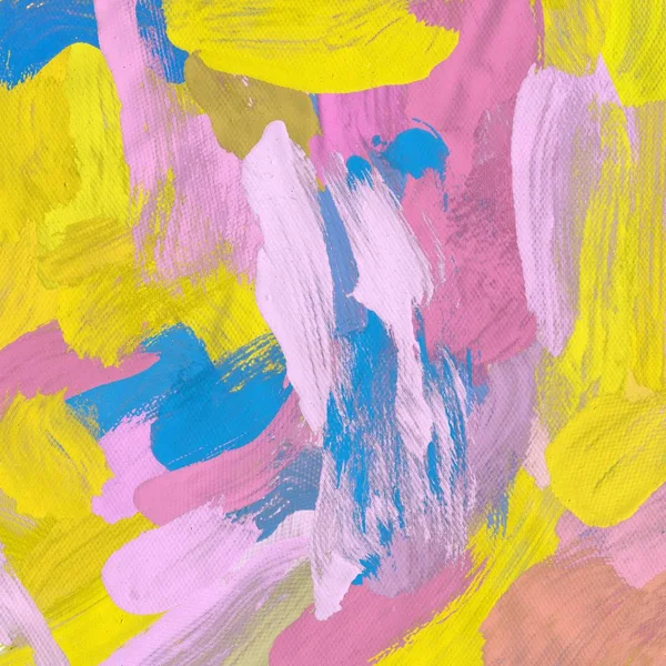 Tuval el yapımı yağlıboya. Renkli doku. Fırça darbeleri. Renkli görüntü. Modern sanat. Çağdaş sanat.