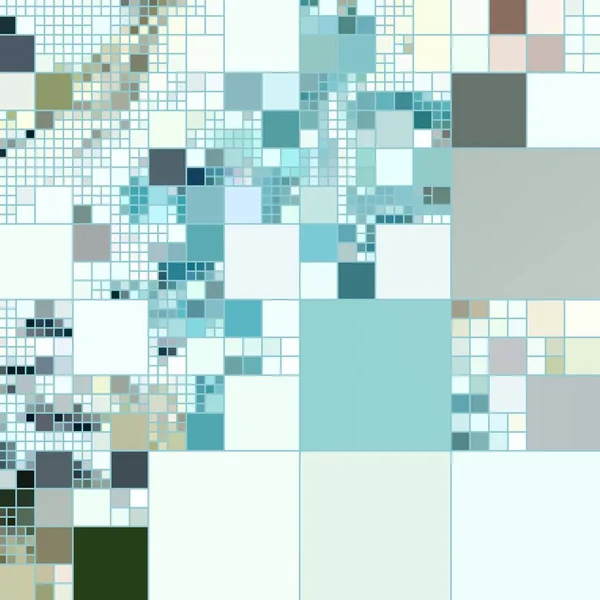 Beyaz Bir Arka Plan Üzerinde Renkli Kareler — Stok fotoğraf