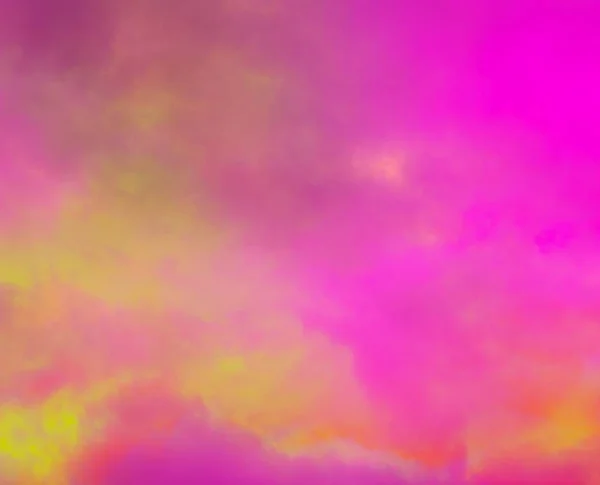 抽象的なグランジマゼンタネオン水彩画の背景 現代の創造的なデザインのための紙のテクスチャ付きアクアレルキャンバス 抽象的な宇宙ピンクの手描きの多色テクスチャ水色塗装イラスト — ストック写真