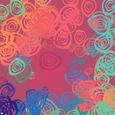 sorunsuz geçmiş ile çiçek desenli