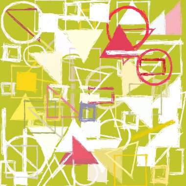 renkli öğeleri ile sorunsuz arka plan