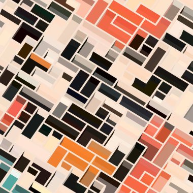 Geometrik desenli soyut doku