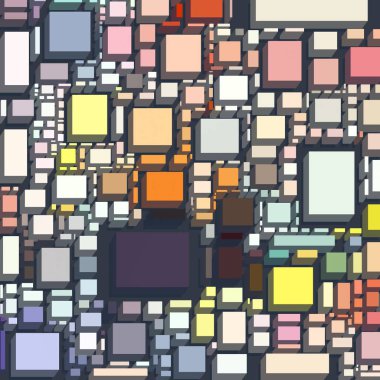 farklı geometrik desenli soyut modern arka plan