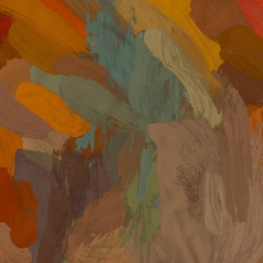 Tuval el yapımı yağlıboya. Renkli doku. Fırça darbeleri. Renkli görüntü. Modern sanat. Çağdaş sanat.