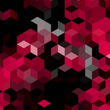 Geometrik desenlerle soyut sanat dokusu