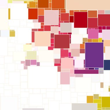 Soyut sanat dokusu. Kareler ile renkli doku. Modern sanat eserleri. Renkli görüntü