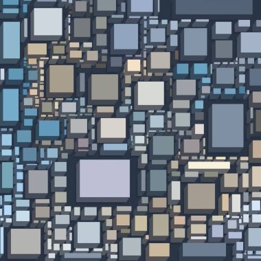 Soyut sanat dokusu. Kareler ile renkli doku. Modern sanat eserleri. Renkli görüntü