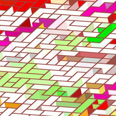 Geometrik desenli soyut doku