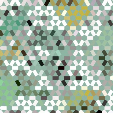 Renk fraktal geometrik soyut desen