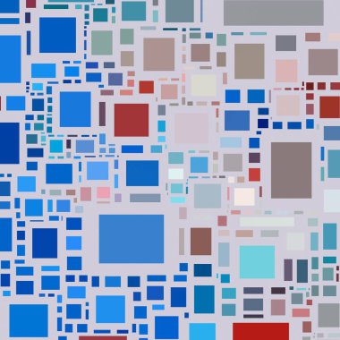 Soyut sanat dokusu. Kareler ile renkli doku. Modern sanat eserleri. Renkli görüntü