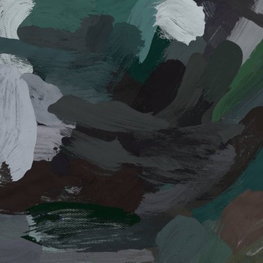 Tuval el yapımı yağlıboya. Renkli doku. Fırça darbeleri.