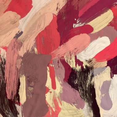 Tuval el yapımı yağlıboya. Renkli doku. Fırça darbeleri. Renkli görüntü. Modern sanat. Çağdaş sanat.