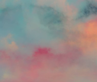 soyut grunge bulutlar, kopya alanı ile renkli arka plan